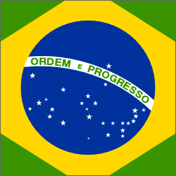 parte da bandeira do Brasil